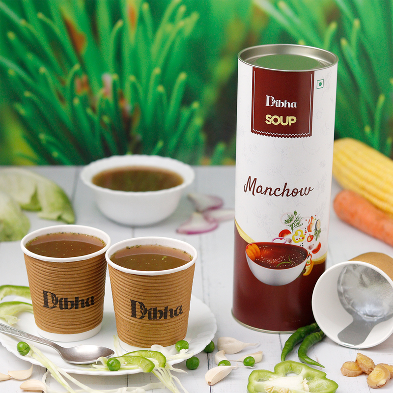 Instant Ready Manchow Soup Cups Pack Of 3|Total 210g (Total Cups 21)|Each Cup 10g Soup Premix