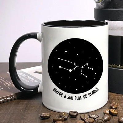 Taurus Zodiac Sign Ceramic Coffee Mug